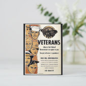 Carte Postale Anciens combattants (Debout devant)