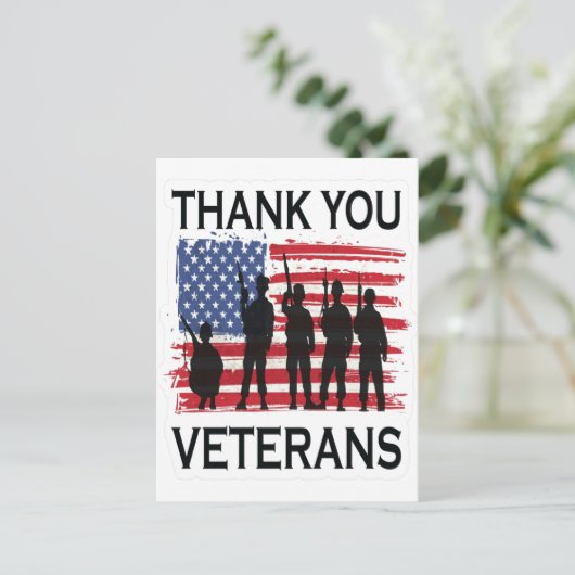 Carte Postale Anciens combattants, Jour des anciens combattants (Debout devant)