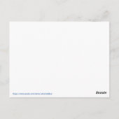 Carte Postale Anciens combattants pour Biden Harris Texte person (Dos)