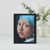 CARTE POSTALE ANCIENS MAÎTRES PEARL EARRING (Debout devant)