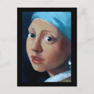CARTE POSTALE ANCIENS MAÎTRES PEARL EARRING