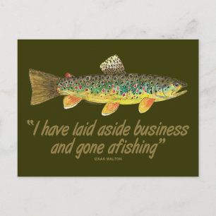 Carte Postale Anciens mots de pêche