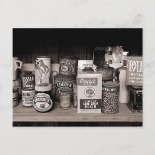 Carte Postale Anciens paquets, boîtes et casiers.