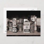 Carte Postale Anciens paquets, boîtes et casiers. (Devant / Derrière)