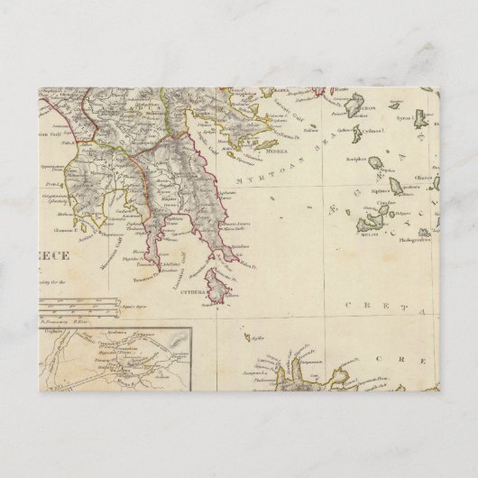 Carte Postale Ancient Greece, southern (Devant)