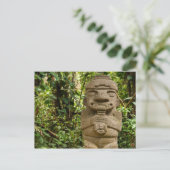 Carte Postale Ancient statue playing the flute (Debout devant)