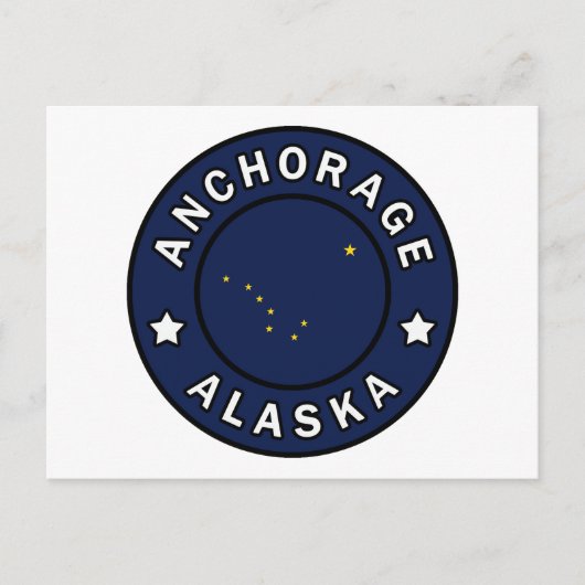 Carte Postale Ancrage Alaska (Devant)