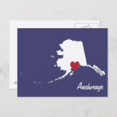 Carte Postale Ancrage Alaska (Devant / Derrière)