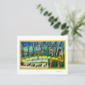 Carte Postale Ancrage, Alaska - Scènes de grandes lettres (Debout devant)