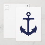 Carte Postale Ancre (Devant / Derrière)