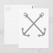 Carte Postale ancre (Devant / Derrière)