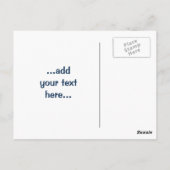 Carte Postale Ancre avec corde (Dos)