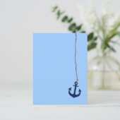 Carte Postale ancre bleu marine (Debout devant)