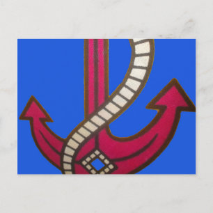 Carte Postale Ancre rouge
