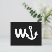 Carte Postale ancre wanker w (Debout devant)