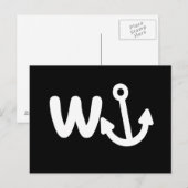 Carte Postale ancre wanker w (Devant / Derrière)