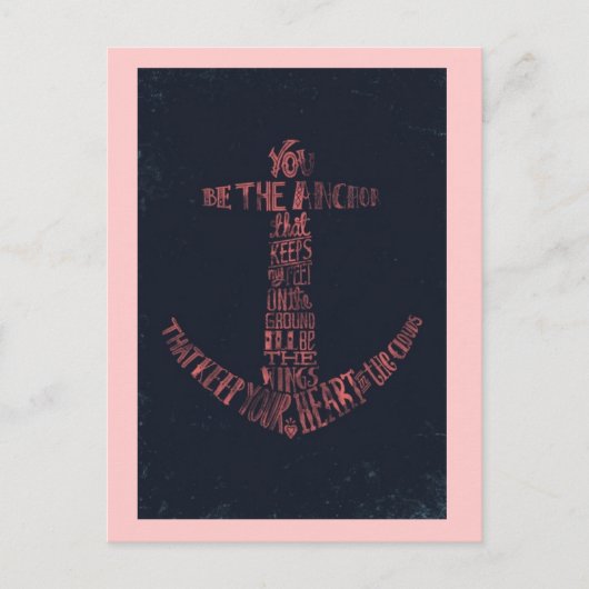 Carte Postale Ancres absentes (Devant)