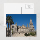 Carte Postale Andalousie - Cathédrale de Séville (Devant / Derrière)