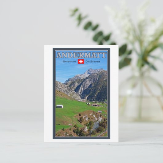 Carte Postale Andermatt (Debout devant)
