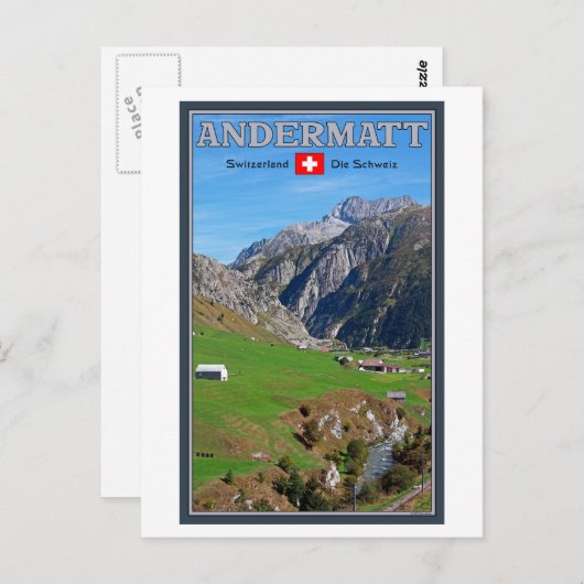 Carte Postale Andermatt (Devant / Derrière)
