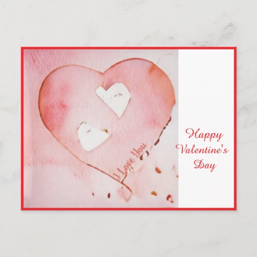 Carte Postale Anders Artistry - "Coeurs flottants" (Devant)