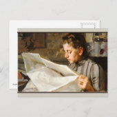 Carte Postale Anders Zorn Portrait d'Emma CC0069 Postcard (Devant / Derrière)