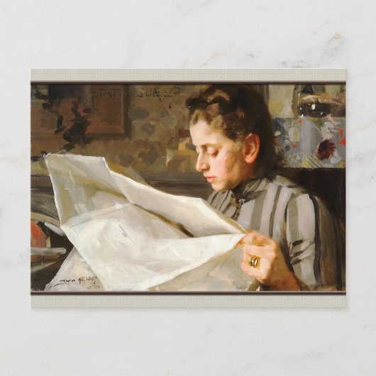 Carte Postale Anders Zorn Portrait d'Emma CC0069 Postcard (Devant)
