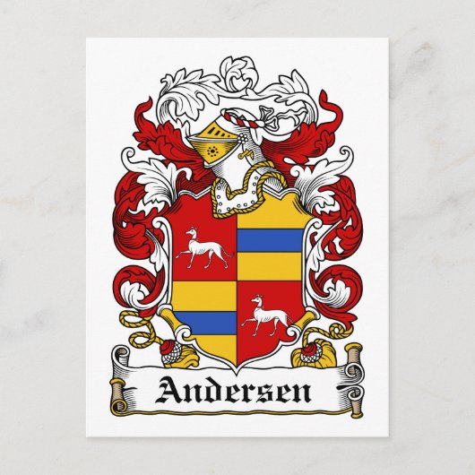 Carte Postale Andersen Family Crest (Devant)