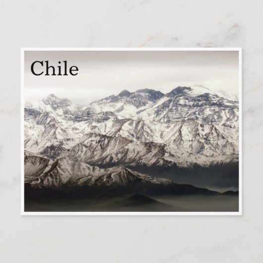 Carte Postale andes chili (Devant)