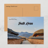 Carte Postale Andong Corée du Sud (Devant / Derrière)