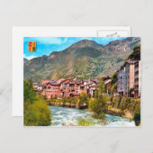 Carte Postale ANDORRA Saint Julia de Loria (Devant / Derrière)