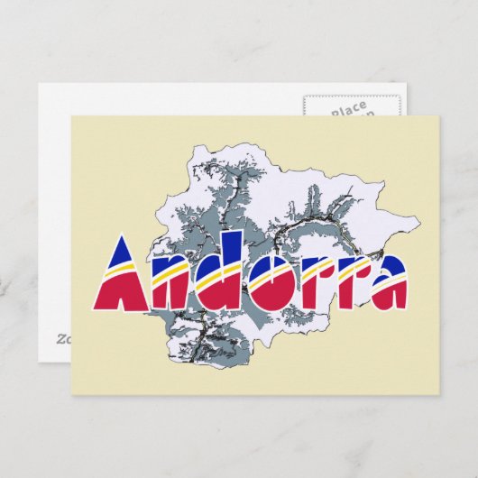 Carte Postale Andorre (Devant / Derrière)