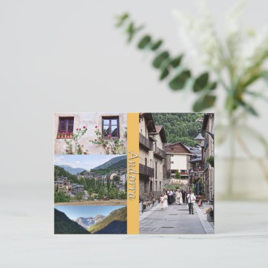 Carte postale Andorre (Debout devant)