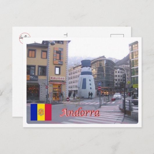 Carte Postale Andorre - (Devant / Derrière)