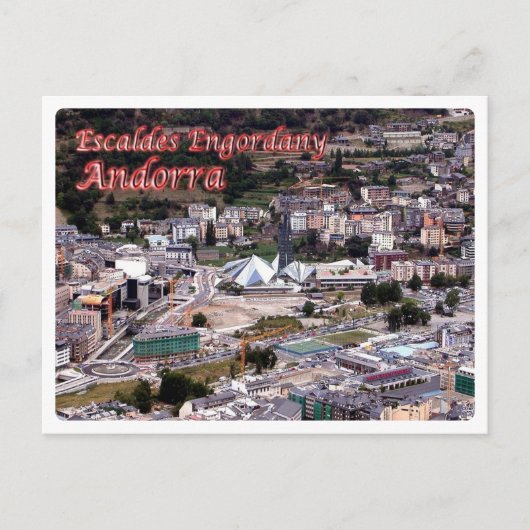 Carte Postale Andorre - Escaldes - Engordany - (Devant)