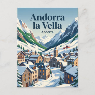 Carte Postale Andorre-la-Vieille