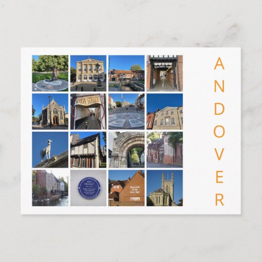 Carte Postale Andover (Devant)