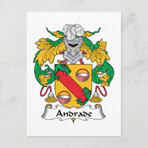 Carte Postale Andrade Family Crest