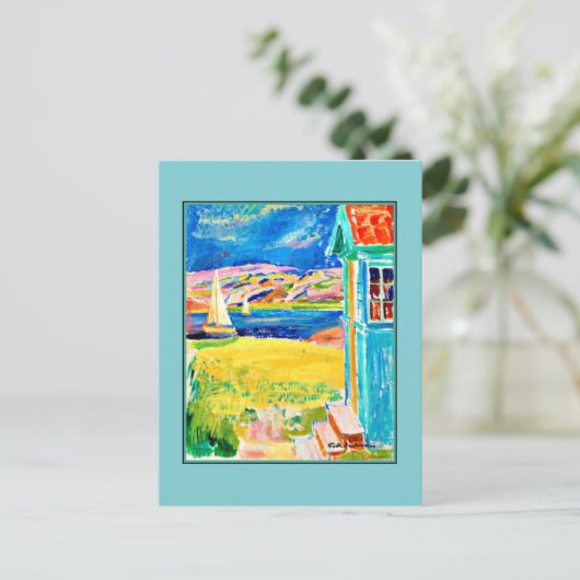 Carte Postale Andreasson - Scène de Bohuslan (Suède) (Debout devant)