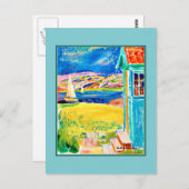 Carte Postale Andreasson - Scène de Bohuslan (Suède) (Devant / Derrière)