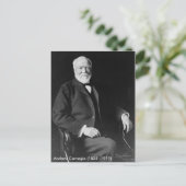 Carte postale Andrew Carnegie (Debout devant)