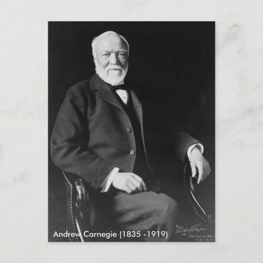 Carte postale Andrew Carnegie (Devant)