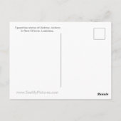Carte postale Andrew Jackson (Dos)