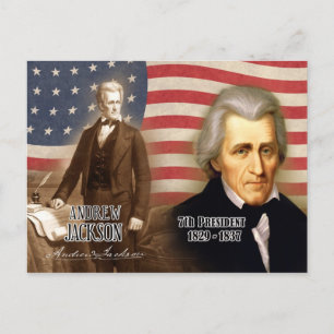 Carte Postale Andrew Jackson - 7e président des États-Unis