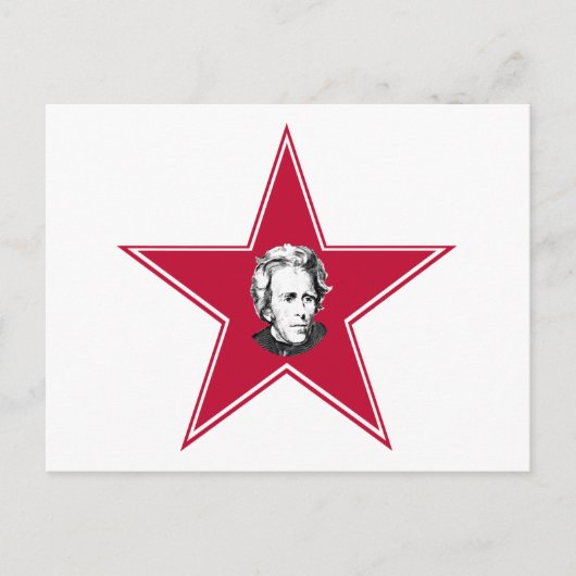 Carte Postale Andrew Jackson Star (Devant)