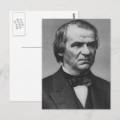 Carte Postale Andrew Johnson (Devant / Derrière)