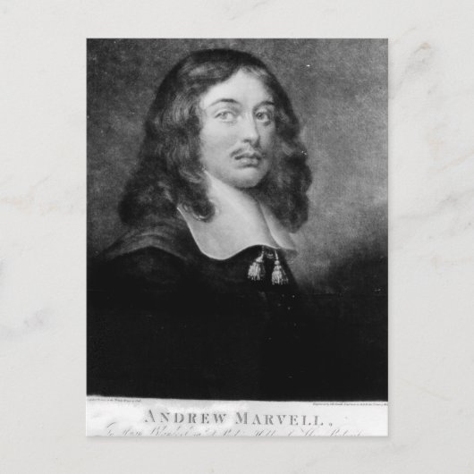 Carte Postale Andrew Marvell, gravé par John Raphael Smith (Devant)