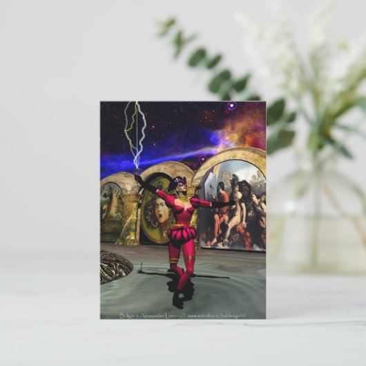 Carte Postale ANDROID BALLET, Science-fiction (Debout devant)