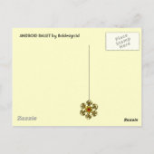 Carte Postale ANDROID BALLET, Science-fiction (Dos)