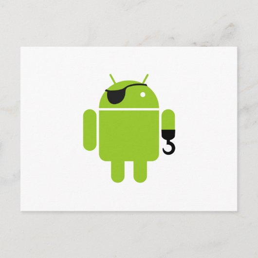 Carte Postale Android Robot (Devant)